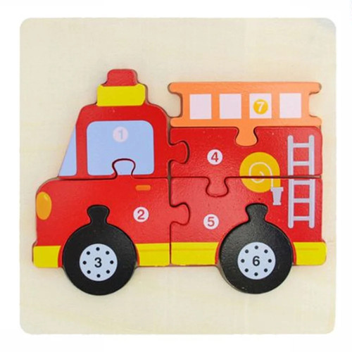 Puzzle legno forma - puzzle, 3d