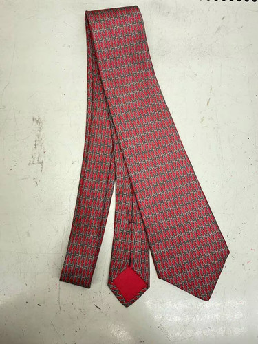 Cravatta uomo hermes seta - seta, rosa