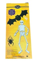 Sizzix Die Cut 656236 XL HALLOWEEN Snodato SCHELETRO PIPISTRELLO Ragno Set 3D Ritirato 