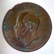 REGNO D'ITALIA 5 centesimi  1862 N