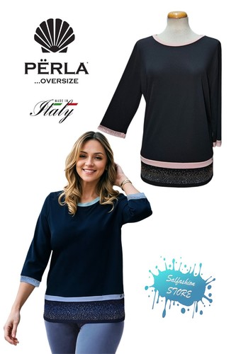 Perla oversize maglia casacca - perla,