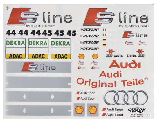 Foglio decorativo audi - foglio,