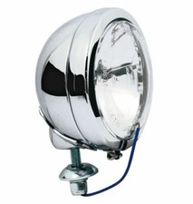 FARO SUPPLEMENTARE CROMATO OMOLOGATO PER MOTO UNIVERSALE CUSTOM HARLEY DAVIDSON 