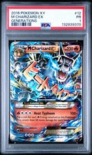 PSA 1 M Charizard EX 12/83 Generations Low POP graded card 2016 XY