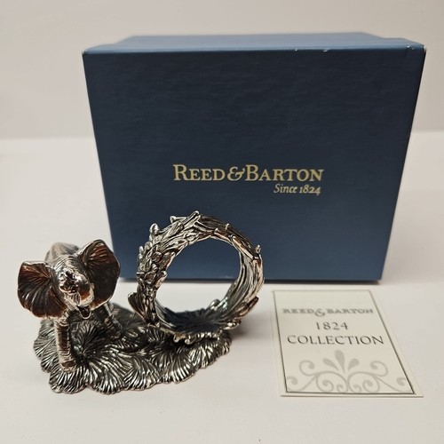 Rare silverplate reed and - ,