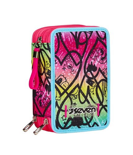 Astuccio scomparti seven - astuccio,
