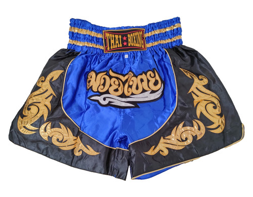Pantaloncini muay thai - pantaloncini, blu