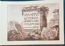 TAVOLE PAESAGGISTICHE STAMPE DI VIA APPIA DI CARLO LABRUZZI 1967 FORMATO 45X65 