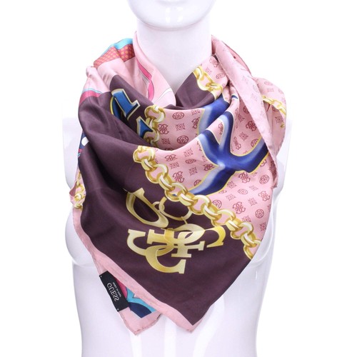 Guess sciarpa silk donna rosa - silk,