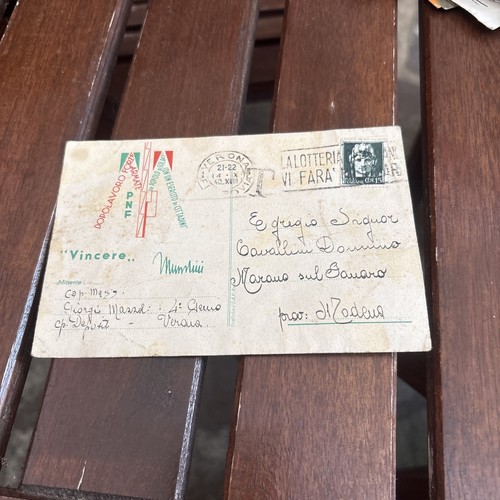 Cartolina 1940 militare regno - 1940,