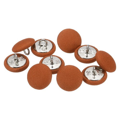 10pcs bottoni 15mm rivestiti