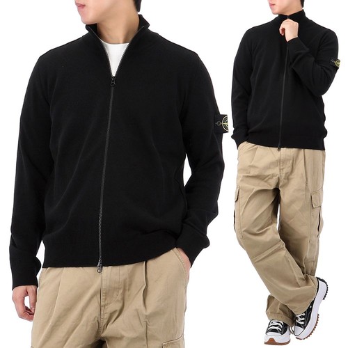 Stone island wool zip - wool, zip-up