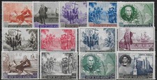 1952 San Marino Cristoforo Colombo 13v. MNH Sassone n. 372/83+A