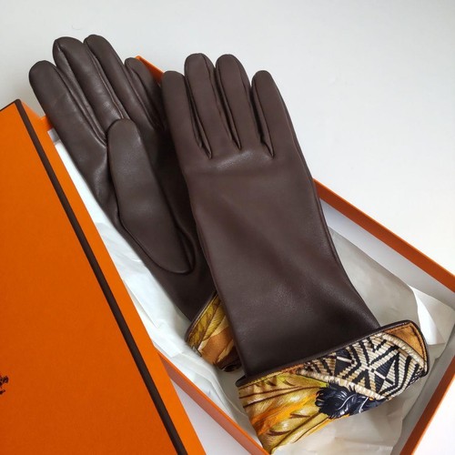 Guanti lunghi hermes pelle - lunghi,