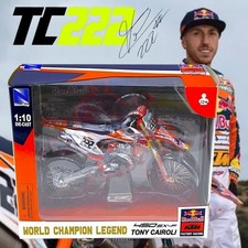 New Ray 1:10-Modellino di motocicletta-Tony Cairoli#222 KTM 450SX-F Worlds
