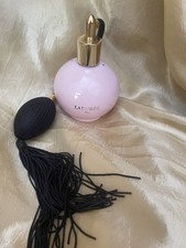 Ladurée Pink Perfume Atomiser Spray Empty Rose Petal Glass Bottle Vintage Flaws