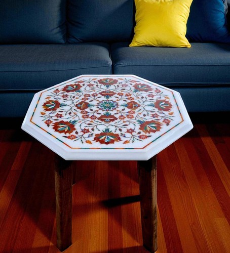 Marble coffee table - table, with