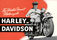 Poster Harley-Davidson anni