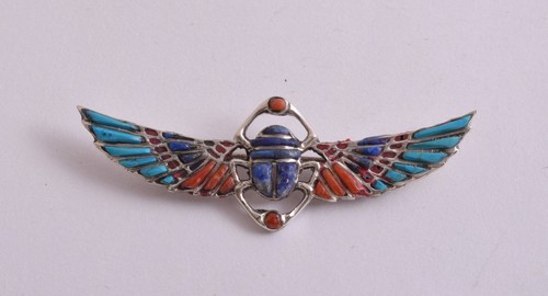 Spilla argento scarabeo - spilla,