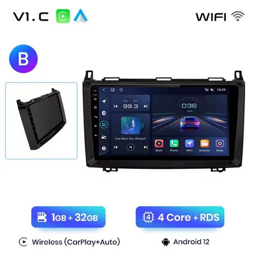 Radio din per - per, mercedes