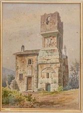 VILLA ADRIANA A TIVOLI - ACQUERELLO