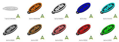 Portachiavi logo aprilia mod - portachiavi,
