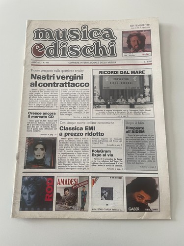 Rivista musica dischi - rivista, e