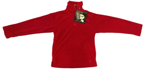 Brizza red fleece sweater kid - sweater,