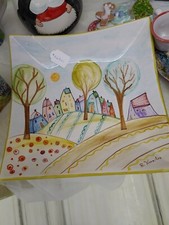 Centrotavola quadrato ceramica