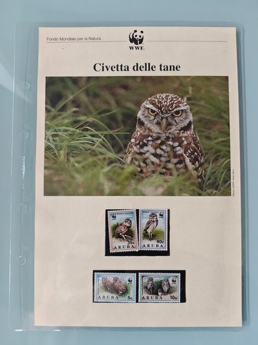 Wwf bolaffi civetta - wwf, delle