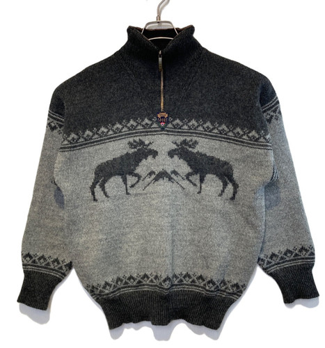 Maglione maglia mezza - , zip