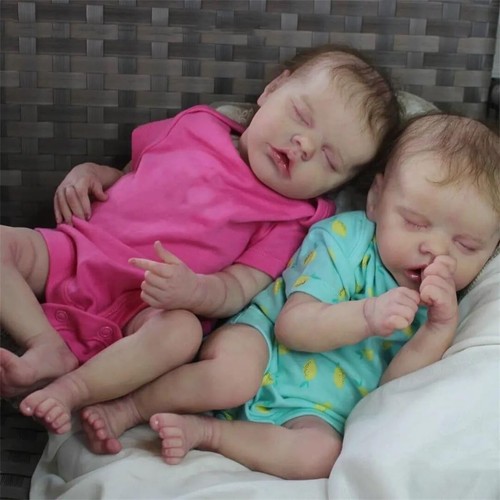 Reborn twins girls pollici - twins, 18