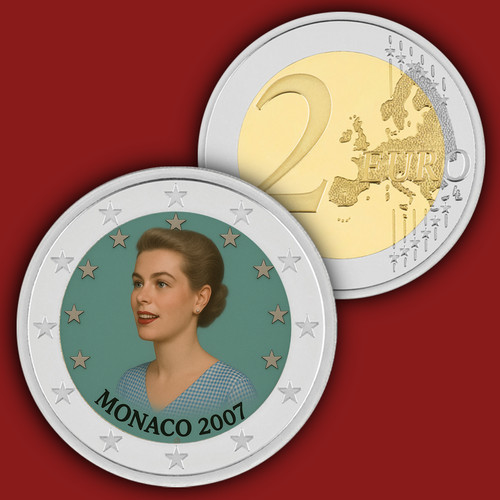 Moneta euro monaco kelly - 2,