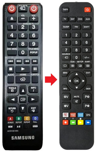 Telecomando adatto per - , samsung