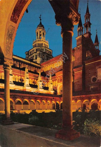 Cartolina pavia certosa - pavia, di