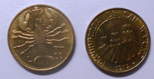 San marino lire - 20,