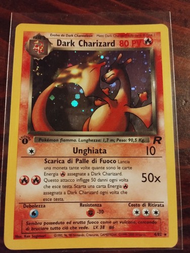 Carta pokemon dark charizard - pokemon,