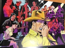 Tex Dylan Dog Zagor Martin Mystere raro calendario poster 2011 Bruno Brindisi 