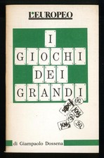 I giochi dei grandi