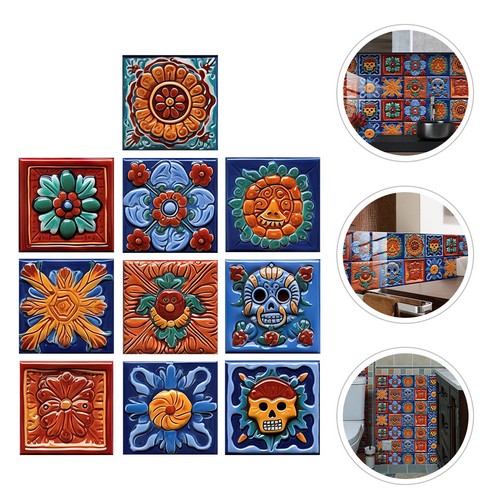 Pezzi adesivi marocco fiori - pezzi,