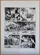 JOSE' ORTIZ - TAVOLA ORIGINALE TEX - 'L'ORO DEL SUD'