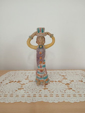 Candelabro In Ceramica Vintage