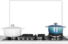 Pannelli Paraschizzi X Cucina Lastra in Alluminio 60X40 Cm Alzatina Paraspruzzi 