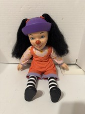 Bambola pagliaccio vintage