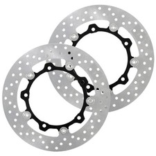 2 DISCHI FRENO ANTERIORE FLOTTANTI YAMAHA TMAX T-MAX 500 2004 2005 2006 2007