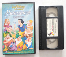 Vhs Biancaneve E I Sette Nani Film Animazione Walt Disney Videocassetta (V30)