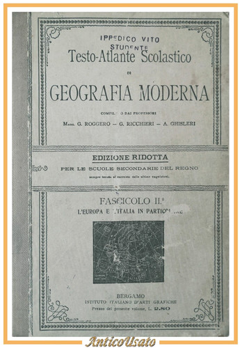 Testo atlante scolastico - atlante, di