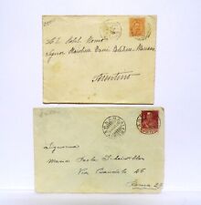 STORIA POSTALE REGNO LOTTO DI 2 BUSTE VIAGGIATE - 1900/ 1926