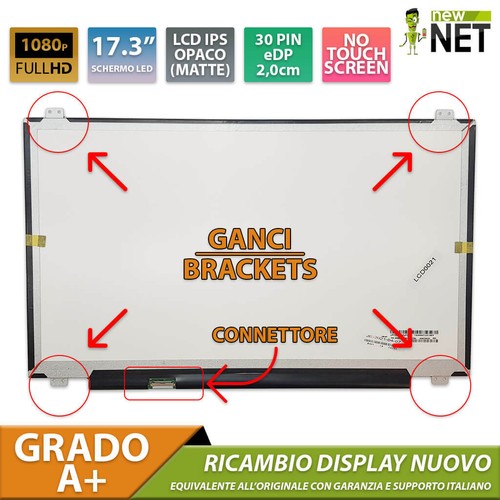 Monitor schermo lcd 3 - monitor, 17,3