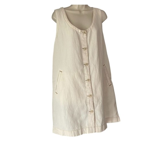 Mini abito faherty lino - faherty, denim